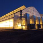 Climate control systems inside a research greenhouse